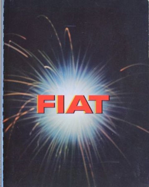 Fiat Mirafiori 1966 Produktionsprogramm "Fiat im Bild" Automobilprospekt (9059)